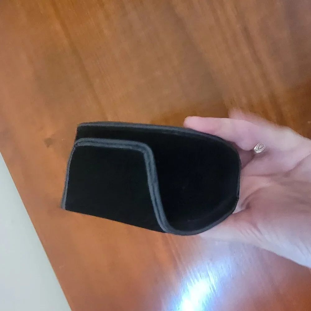 Marc By Marc Jacobs Sunglasses Case Black Soft Velvet Designer Large